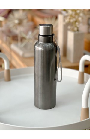Garrafa de Inox Cinza - 800ml