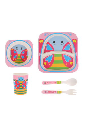 Kit Refeição Infantil - Borboleta Mod 6