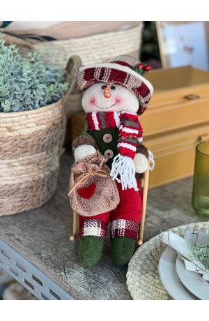 Boneco de Neve na Cadeira