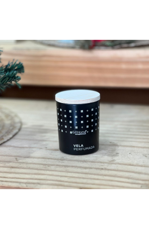 Vela Perfumada Lichia e Chá Branco Preta