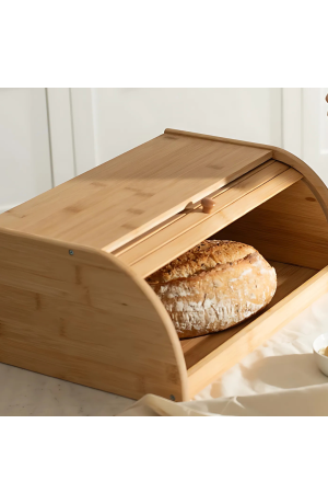 Porta Pão de Bambu - 40cm X 27cm X 17cm