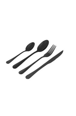 Faqueiro Preto 24 Peças