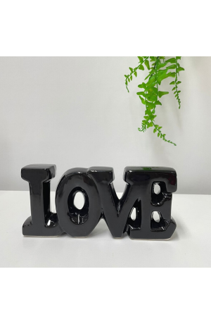 Enfeite Love Preto G