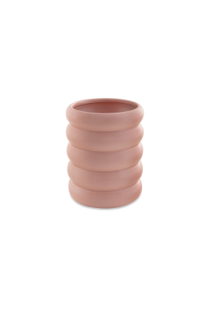 Cachepot Rosa em Ceramica M