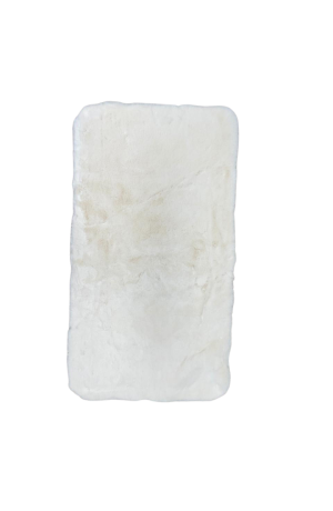 Tapete Branco Retangular Pelinho