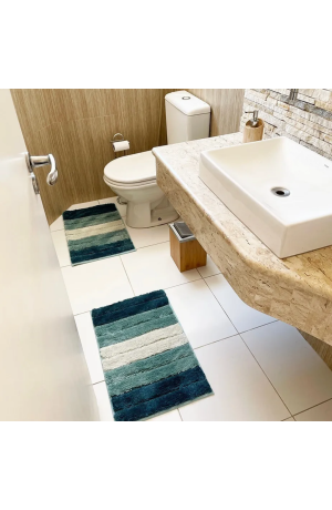 Tapete Azul Antiderrapante 60cm