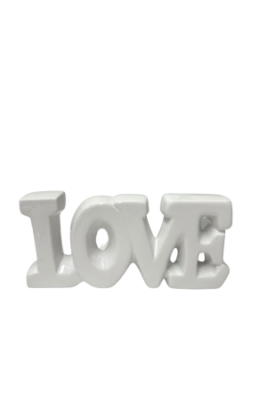 Enfeite Love Branco G