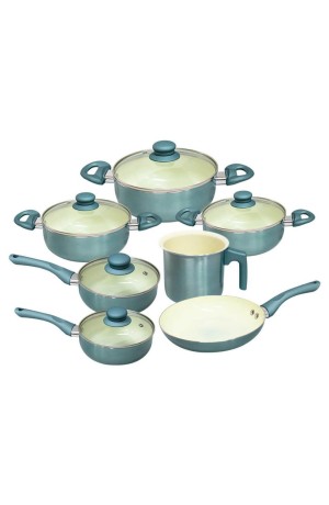 Jogo De Panelas 7 Peças Genebra Azul