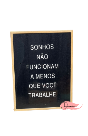 Quadro de Frases 