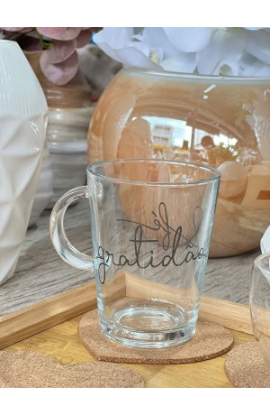 Caneca de Vidro Comemore Black 